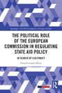 "The Political Role of the European Commission in Regulating State Aid Policy. In Search of Legitimacy. Elena Escalante-Block." 
Buchcover mit geometrischem Muster.