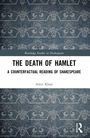 "The Death of Hamlet: A Counterfactual Reading of Shakespeare" von Amir Khan, mit ornamentalem Hintergrund.