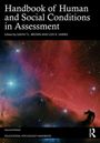 „Handbook of Human and Social Conditions in Assessment“ steht über einem bunten Weltraum-Nebelfoto.