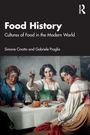 „History of Food: Cultures of Food in the Modern World“ von Simone Cinotto und Gabriele Proglio. Drei Frauen in traditioneller Kleidung stoßen an.