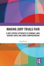 "Making Jury Trials Fair" von Greg Byrne. Bunte, abstrakte Muster; unten rechts ein Logo.
