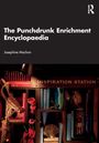 Text: "The Punchdrunk Enrichment Encyclopaedia" von Josephine Machon und "Inspiration Station". Bücherregal mit Dekorationen.