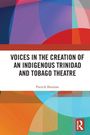 Text: "Voices in the Creation of an Indigenous Trinidad and Tobago Theatre" von Patrick Brennan. Abstrakte Farbflächen.