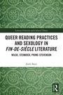 Titel: QUEER READING PRACTICES AND SEXOLOGY IN FIN-DE-SIÈCLE LITERATURE. Autor: Zsolt Bojti. Grünes, ornamentales Muster.
