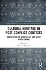 Titel: "Cultural Heritage in Post-Conflict Contexts"; darunter florales Muster in Blau-Grau-Tönen.