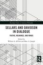 Buchtitel: "Sellars and Davidson in Dialogue". Weiße Covergestaltung mit schwarzen Linien und geometrischen Mustern.