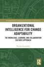 Titel: "Organizational Intelligence for Change Adaptability". Autor: Wioleta Kucharska. Hintergrund: Grüne technische Zeichnung.