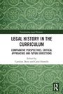 Buchtitel: "Legal History in the Curriculum". Grüne, ornamentale Musterung, Routledge-Logo unten rechts.