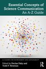 "Essential Concepts of Science Communication: An A-Z Guide" zeigt ein buntes, explodierendes Punktmuster auf weißem Hintergrund.