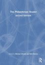 "The Philanthropy Reader, Second Edition, Edited by Michael Moody and Beth Breeze." Blaues, abstraktes Muster im Hintergrund.
