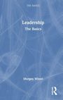 Text: "Leadership The Basics" von Morgen Witzel. Blaues Cover mit weißen Linien und Routledge-Logo unten rechts.