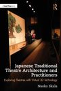 Titel: Japanese Traditional Theatre Architecture and Practitioners. Szene eines traditionellen japanischen Theaters.