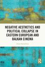 Titel: "Negative Aesthetics and Political Collapse in Eastern European and Balkan Cinema" von Zoran Samardzija. Braun-blaues abstraktes Design. Logo von Routledge unten rechts.