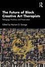 "The Future of Black Creative Art Therapists: Pedagogy, Practices, and Preservation" von Myriam D. Savage. Buntes abstraktes Muster.