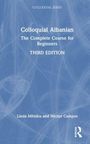 "Colloquial Albanian: The Complete Course for Beginners, Third Edition. Autoren: Linda Mëniku und Héctor Campos. Blaues Cover."