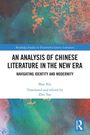 Titel: "An Analysis of Chinese Literature in the New Era". Farbe: Bunte Textur. Autor: Mao Nie.