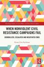 "When Nonviolent Civil Resistance Campaigns Fail: Demobilized, Escalated and Negotiated Ends. Buntes geometrisches Muster."