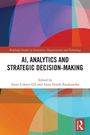 "AI, Analytics and Strategic Decision-Making." Herausgeber: Anna Ujwary-Gil, Anna Florek-Paszkowska. Bunte geometrische Formen.