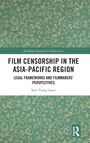 Buchtitel: "Film Censorship in the Asia-Pacific Region". Grünes, ornamentales Muster, Logo unten rechts.