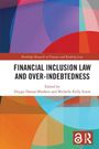 „FINANCIAL INCLUSION LAW AND OVER-INDEBTEDNESS“, herausgegeben von Duygu Damar-Blanken und Michelle Kelly-Louw. Bunte geometrische Muster. Routledge-Logo.