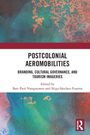 "Postcolonial Aeromobilities" oben, Autoren Bart Paul Vannspauwen, Iñigo Sánchez-Fuarros unten. Aquarellhintergrund.