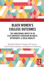"Black Women's College Outcomes" Buchcover, farbenfrohes geometrisches Muster mit Autoren MaryBeth Walpole et al.