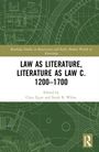 Law as Literature, Literature as Law c. 1200-1700, Buch