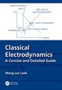 Diagramm mit physikalischen Begriffen, Buchcover: "Classical Electrodynamics: A Concise and Detailed Guide" von Meng Lee Leek.