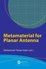 "Metamaterial for Planar Antenna" steht in gelber Schrift auf blauem Hintergrund, darunter der Name des Herausgebers.