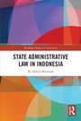 "State Administrative Law in Indonesia" von M. Zaenul Muttaqin. Bunte geometrische Formen, modernes Design.