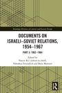 Text: "Documents on Israeli-Soviet Relations, 1954-1967. Part 3: 1962-1964. Edited by Yaacov Ro’i, Yehoshua Freundlich, Boris Morozov." Geometrisches Muster im Hintergrund.