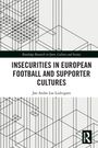 "Insecurities in European Football and Supporter Cultures", Jan Andre Lee Ludvigsen. Geometrische Linien, schwarz-weiß.