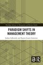 "Paradigm Shifts in Management Theory" von Sułkowski & Lenart-Gansiniec. Geometrische Gitterstruktur in Grün. Logo unten rechts.