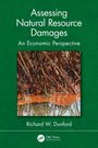 Text: "Assessing Natural Resource Damages: An Economic Perspective. Richard W. Dunford." Bild: Pflanzen im Wasser. Grüne Gestaltung.