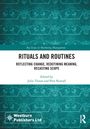 "Rituals and Routines: Reflecting Change, Redefining Meaning, Recasting Scope", türkisgemusterter Hintergrund.