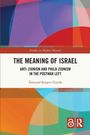 Buchtitel: "The Meaning of Israel". Thema: Anti- und Philo-Zionismus. Autor: Åsmund Borgen Gjerde. Bunte geometrische Kunst.