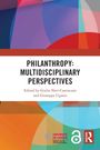 „PHILANTHROPY: MULTIDISCIPLINARY PERSPECTIVES“; Editoren: Giulia Neri-Castracane, Giuseppe Ugazio. Bunte geometrische Formen.