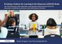 "Creating a Culture for Learning in the Classroom (CCLiC) Scale." Ein lachendes Kind hält ein gelbes Blatt, umgeben von Mitschülern.