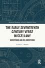 "The Early Seventeenth Century Verse Miscellany" ist der Buchtitel, mit Architekturzeichnungen im Hintergrund. Autor: Cedric C. Brown.