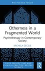 Titel: Otherness in a Fragmented World. Thema: Psychotherapie. Autorin: Michela Gecele. Design aus blauen und schwarzen Quadraten.