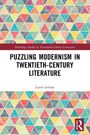 "Puzzling Modernism in Twentieth-Century Literature" von Laura Lorhan. Buntes Dreieckmuster, Routledge-Logo.