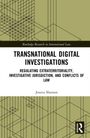 "Transnational Digital Investigations" von Jessica Shurson, grafisches Cover mit Würfelmuster und Routledge-Logo.
