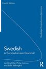 "Fourth Edition," "Swedish: A Comprehensive Grammar," Autoren: Ian Hinchliffe, Philip Holmes, Sofia Malmgård. Blaues Cover.