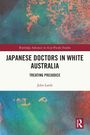 "Japanese Doctors in White Australia: Treating Prejudice" von John Lamb. Abstraktes, buntes Hintergrundbild.
