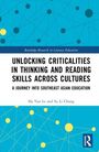 "Unlocking Criticalities in Thinking and Reading Skills Across Cultures" von Ha Van Le und Su Li Chong. Oben hellblauer Hintergrund mit Punkten.