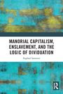 „MANORIAL CAPITALISM, ENSLAVEMENT, AND THE LOGIC OF DIVIDUATION“. Darunter „Raphael Sassower“. Abstrakte Farben in Blau und Gelb.