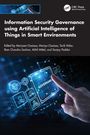 Titel: "Information Security Governance using Artificial Intelligence of Things in Smart Environments". Eine Hand berührt ein virtuellen "Governance"-Button.