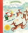 Text: "Choose Your Own Story. Once Upon a Stolen Sleigh. A New Adventure Every Time." Illustration mit Santa im Schlitten.