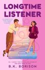 "LONGTIME LISTENER. The number you're trying to reach is no longer in service. B.K. Borison." Zwei Personen bei einem Laptop.