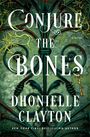„CONJURE THE BONES“, Dhonielle Clayton. Ein verziertes schmiedeeisernes Tor mit Ranken, Schlüssel hängt daran.